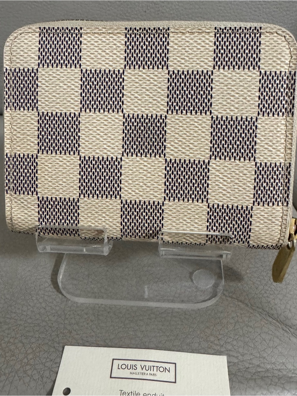 Louis Vuitton Damier Azur Zip Around Wallet .